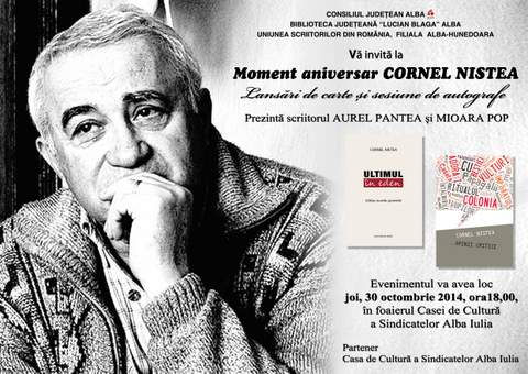 Moment aniversar Cornel Nistea, 30 octombrie 2014